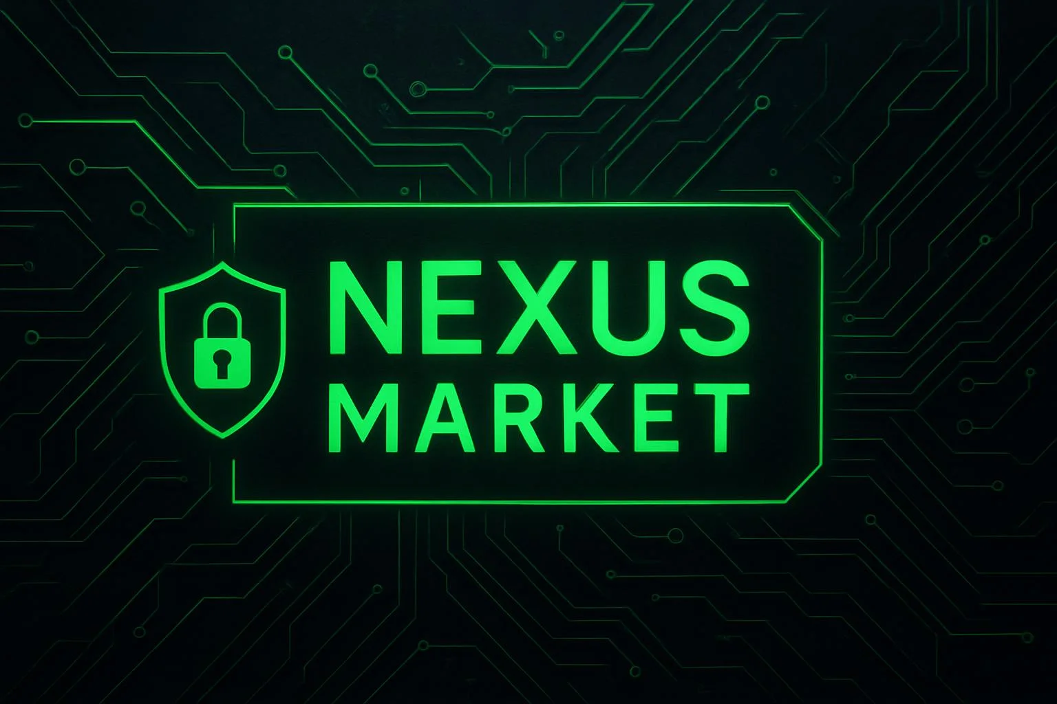 Nexus market cyberpunk interface preview
